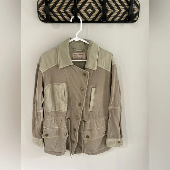 Free People We The Free Saturday Utility Jacket - Sweet Sage - Size XS - NWT - Picture 8 of 12